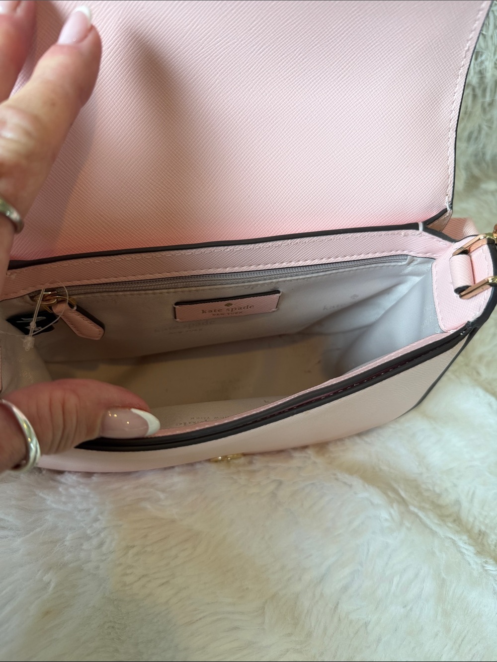 kate spade Pink Leather Crossbody Bag - Picture 6 of 8